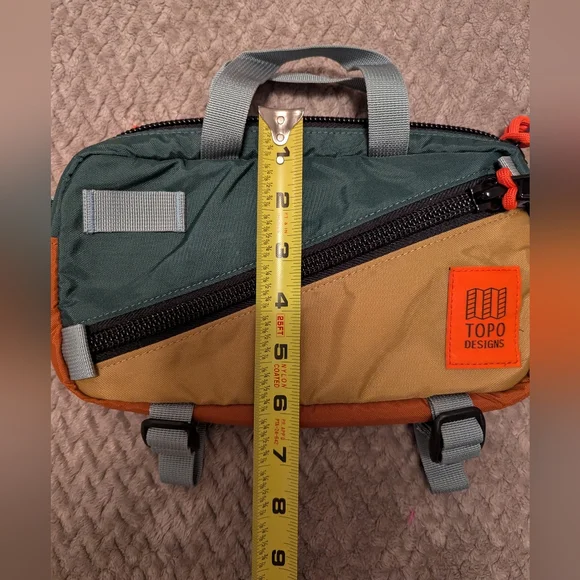 Topo Designs Mini Quick Pack Fanny Bag Belt Earth Tones Hiking Nature NWT - Picture 4 of 6